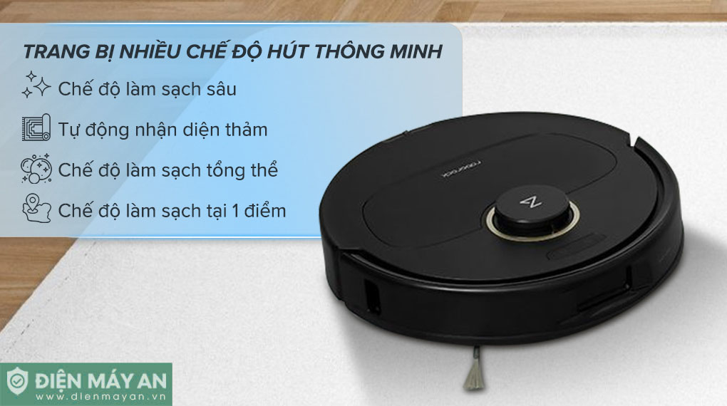 Robot hút bụi lau nhà Roborock Q Revo 5AE màu đen - Bản quốc tế